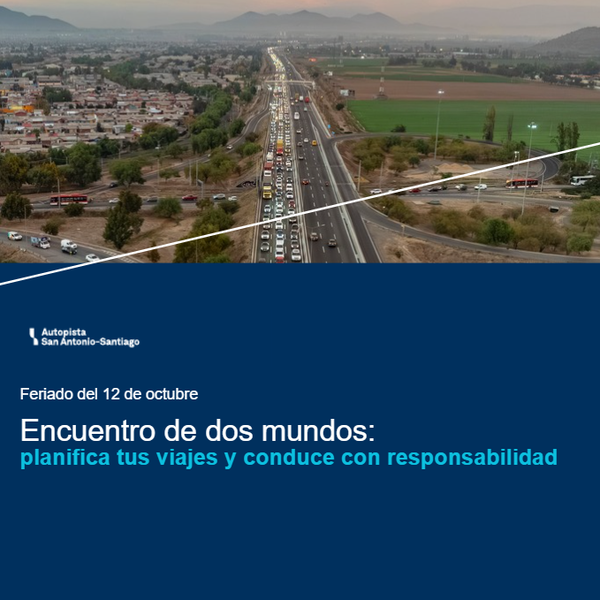 Feriado del 12 de octubre, Encuentro de dos mundos: planifica tus viajes y conduce con responsabilidad